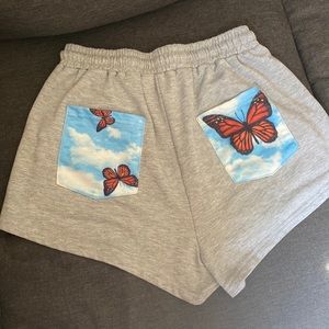 XS-SM Butterfly Sweat Shorts